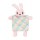Zolux Zabawka pluszowa dla szczeniąt królik pled z dźwiękiem różowy [480121ROS]