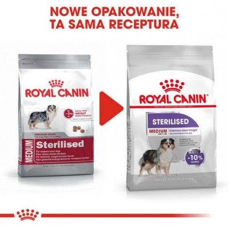 Royal Canin Medium Sterilised karma sucha dla psów dorosłych, ras średnich, sterylizowanych 10kg - 3