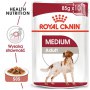 Royal Canin Medium Adult karma mokra w sosie dla psów dorosłych, ras średnich saszetika 140g - 2